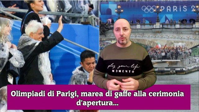 Olimpiadi di Parigi, marea di gaffe alla cerimonia d'apertura...