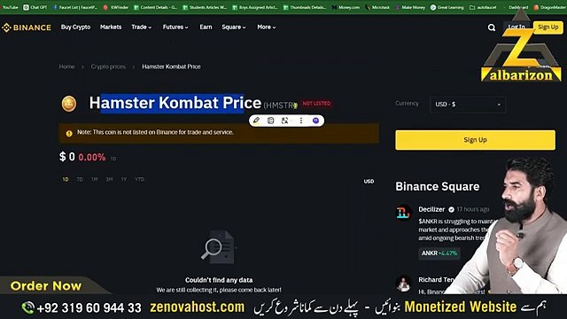 Hamster Kombat Listing on Binance _ How to withdraw Hamster Kombat Coins _ Hamster App _ Albarizon(360P)