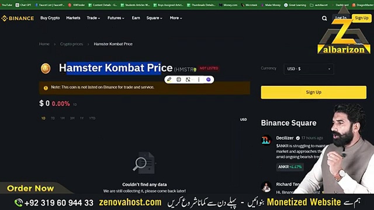 Hamster Kombat Listing on Binance _ How to withdraw Hamster Kombat Coins _ Hamster App _ Albarizon(360P)