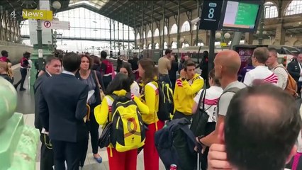 France rail network crippled by sabotage attacks ahead of Paris Olympics_v720P