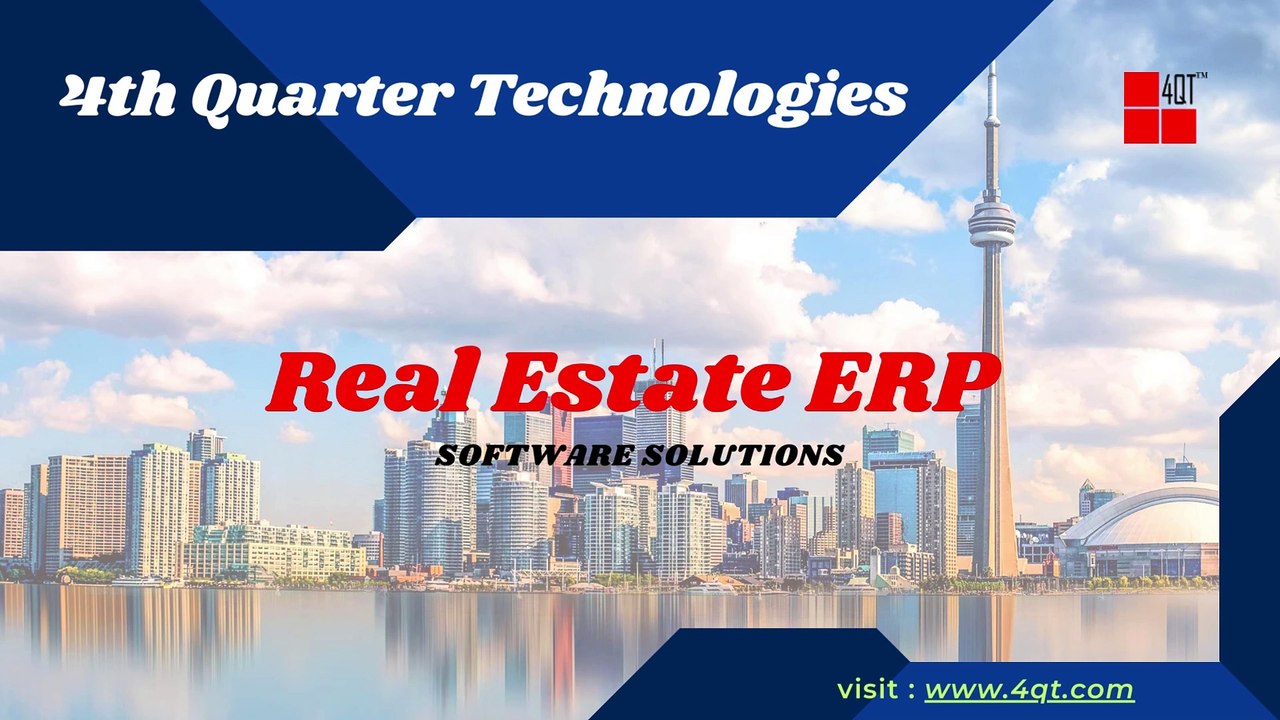 Real Estate ERP & CRM Software Solutions | 4QT
