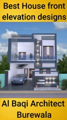 27 feet house front elevation