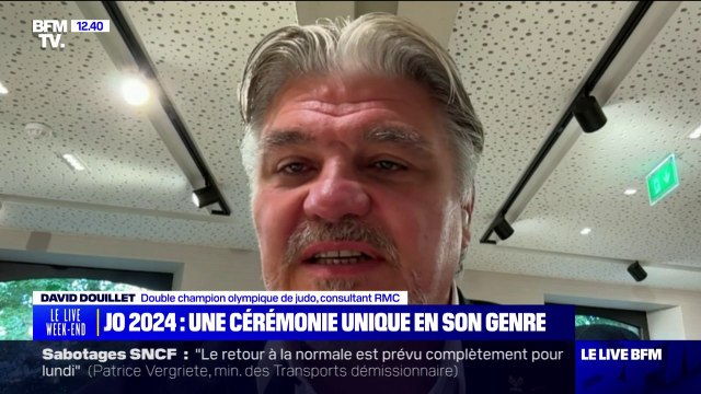 JO 2024: Je suis fière d'être Français...On a beaucoup de qualités déclare David Douillet, double champion olympique de judo