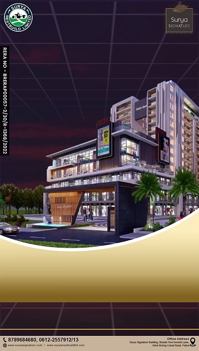 Here is luxury 3 bhk flat in khagaul patna with top class amenities by Surya Signature