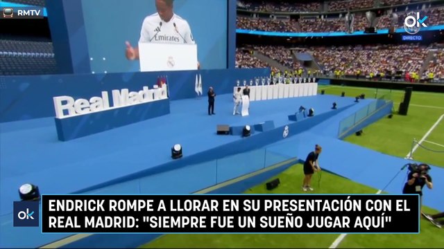 Endrick rompe a llorar en su presentación con el Real Madrid: Siempre fue un sueño jugar aquí