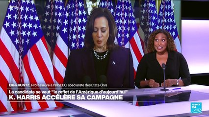 Etats-Unis : le début de campagne agité de Kamala Harris