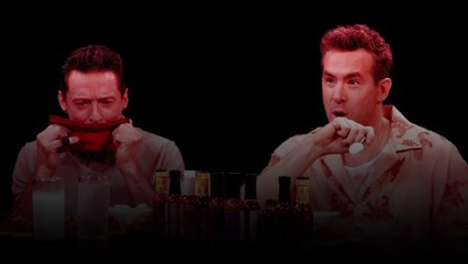 Ryan Reynolds and Hugh Jackman Go Claws Out While Eating Spicy Wings | Hot Ones