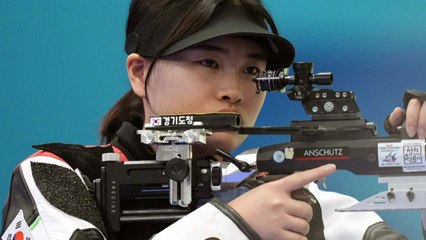 사격 박하준-금지현 10m 공기소총 혼성 銀...한국 첫 메달 / YTN