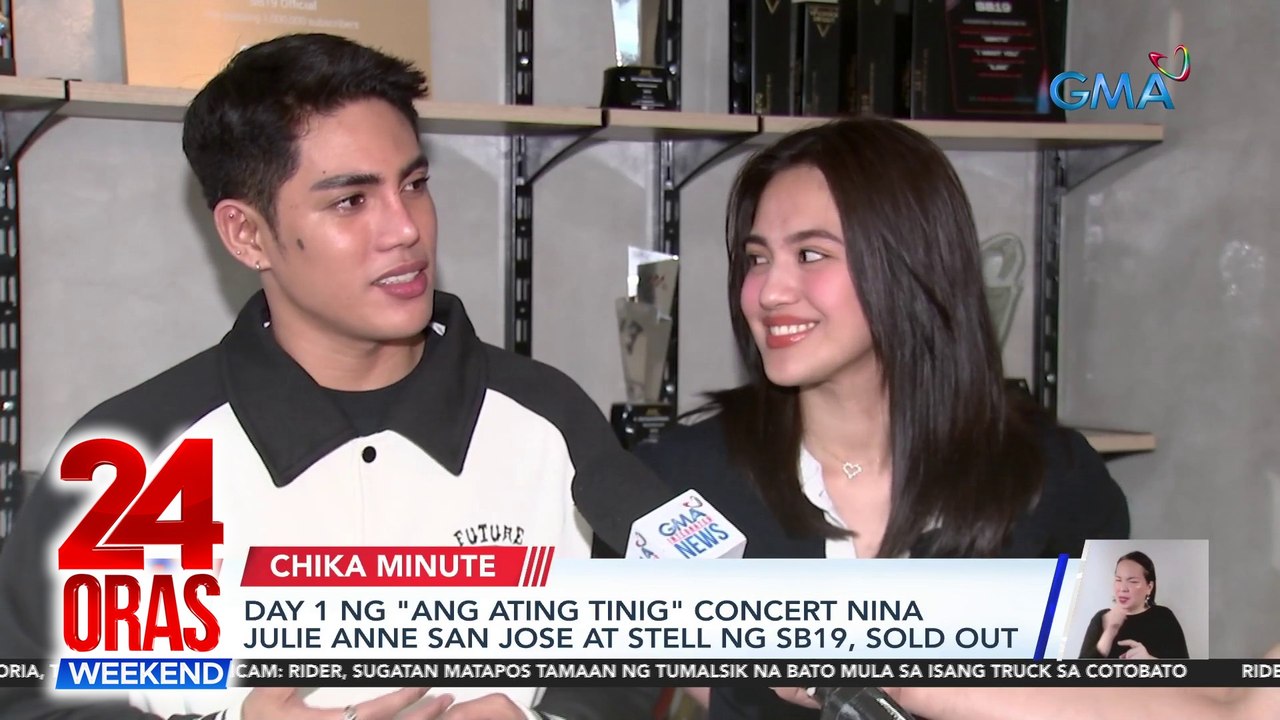 Day 1 ng "Ang Ating Tinig" concert nina Julie Anne San Jose at Stell ng SB19, sold out | 24 Oras Weekend