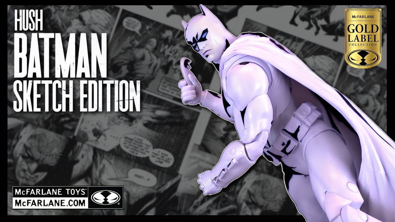 McFarlane Toys DC Multiverse Hush Batman Sketch Edition Figure