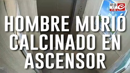 Le explotó la batería de litio en el ascensor: murió calcinado