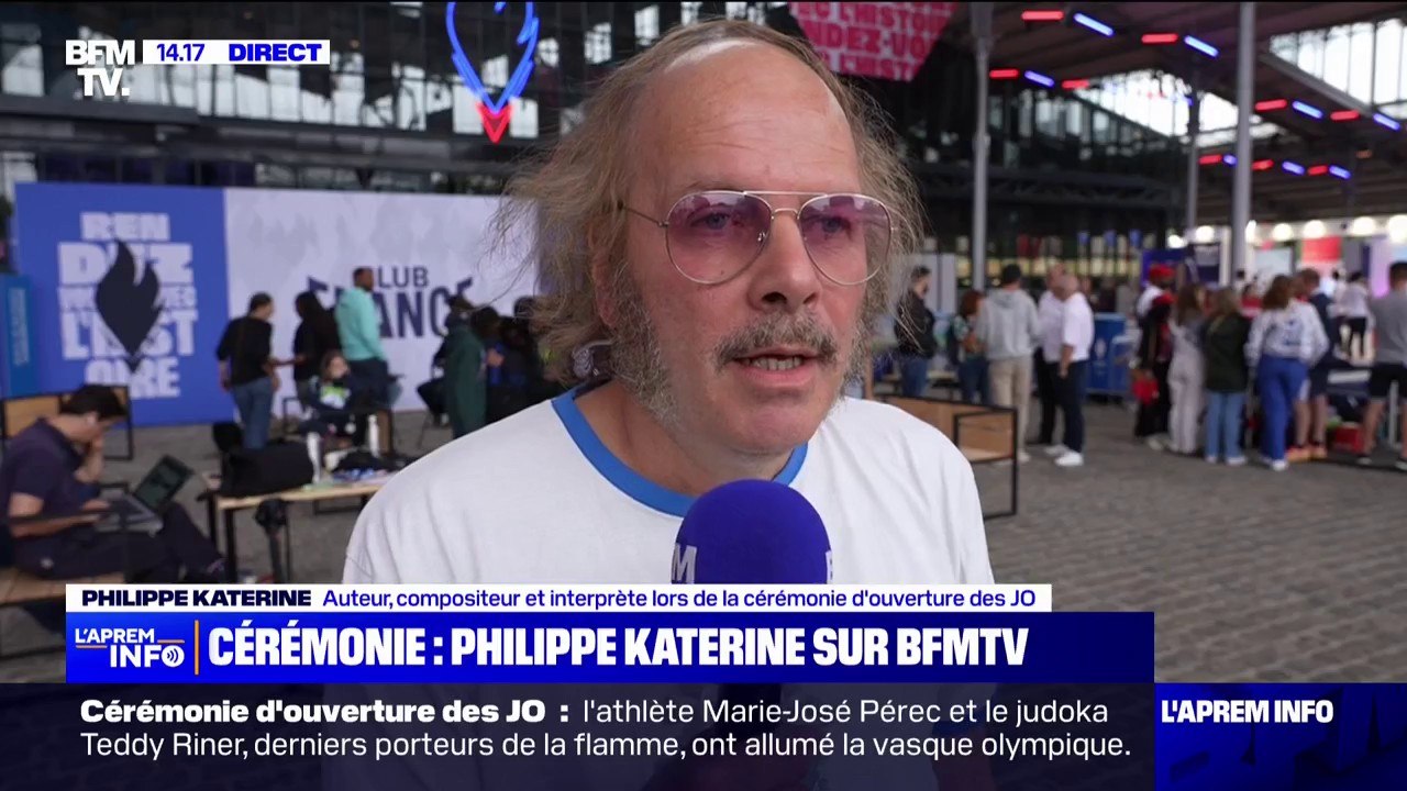 JO 2024: Philippe Katerine revient sur les critiques au lendemain de la cérémonie des JO à Paris