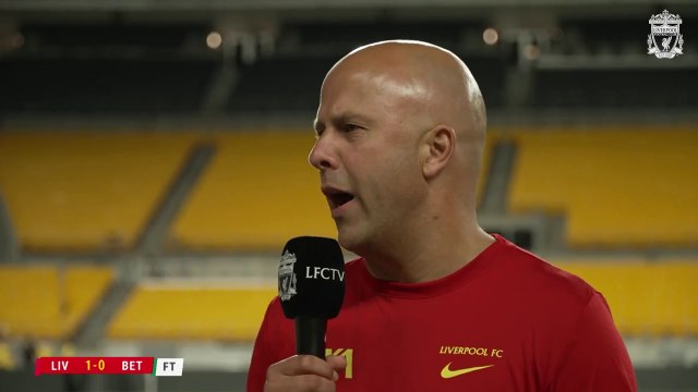 Arne Slot reacts to first Liverpool FC win in the USA - Liverpool 1-0 Real Betis