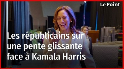 Les républicains sur une pente glissante face à Kamala Harris