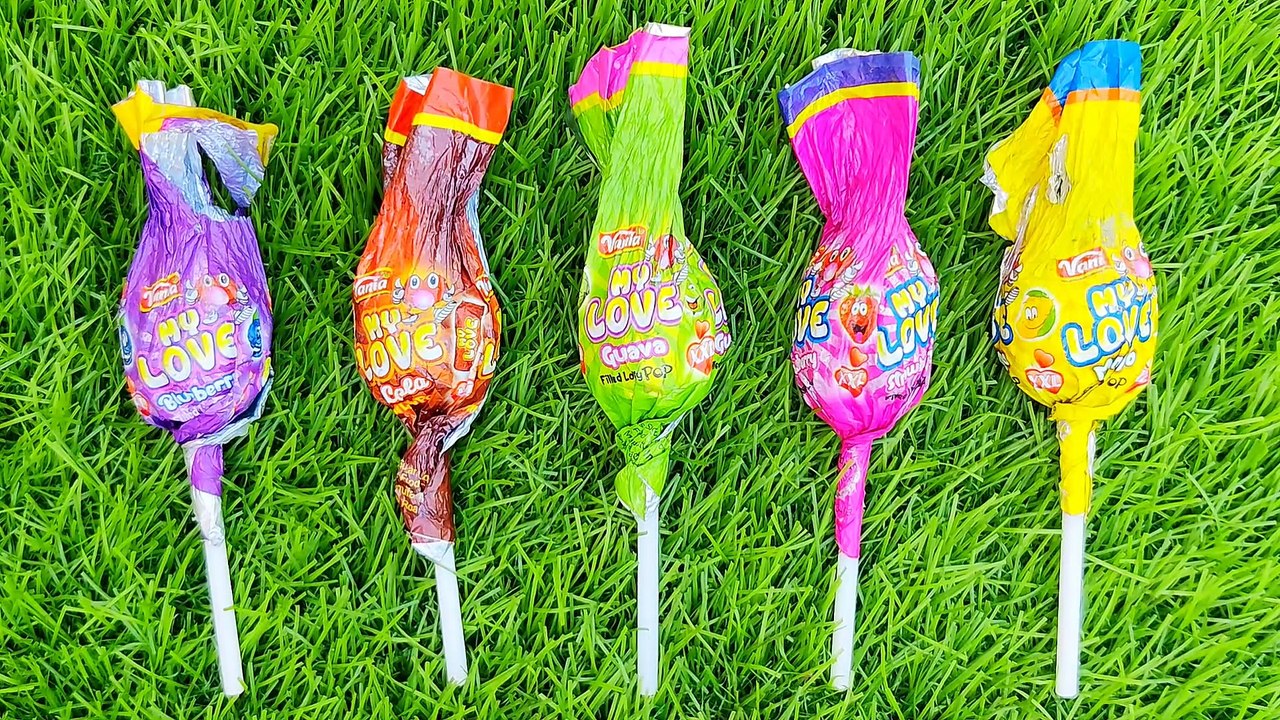 Lollipops Unpacking ASMR  Chupa Chups Big Babol, Alpenliebe Lollipop, Watermelon Lollipops