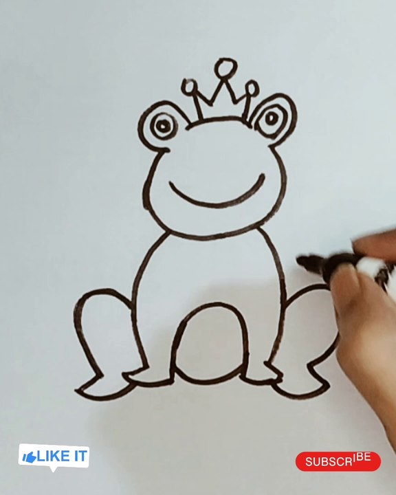 Uncover the secret of drawing a cute frog