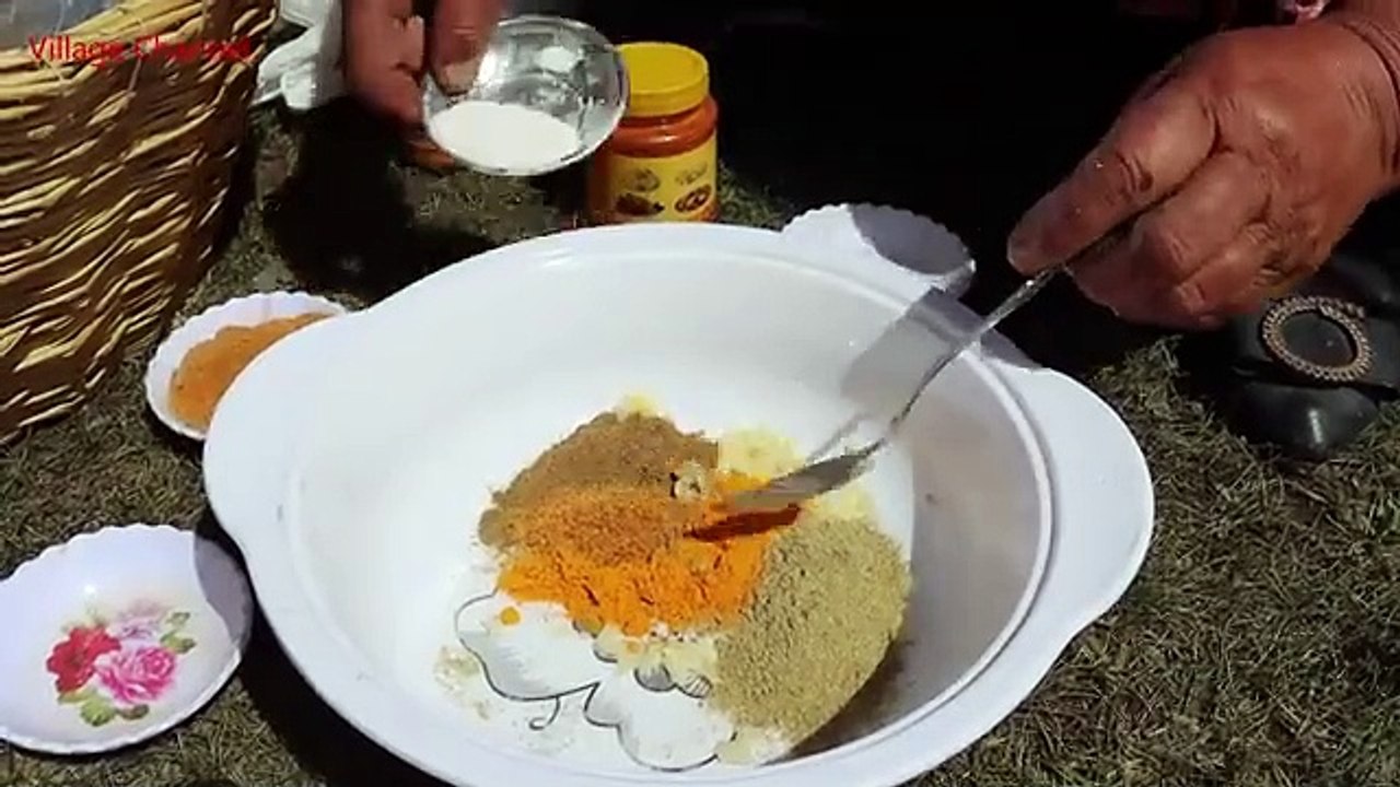 Shepherd Mother Cooking Shepherd food in the nature _ Village life in Afghanistan