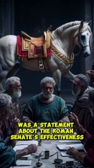 Caligula's Eccentric Senator: The Horse Incitatus #shorts, #viralvideo, #Caligula, #Incitatu
