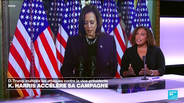 Etats-Unis : face à Donald Trump, le début de campagne agité de Kamala Harris