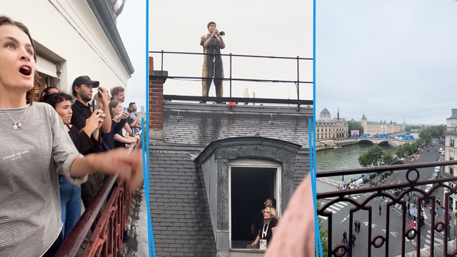« Les invités sont interdits » : on s'est incrusté à un balcon sur la Seine pour la cérémonie d'ouverture