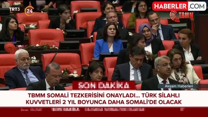 Somali Tezkeresi TBMM'de kabul edildi