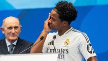 Endrik se emociona en su presentación como jugador del Real Madrid