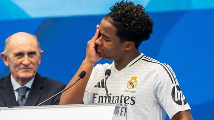 Endrik se emociona en su presentación como jugador del Real Madrid