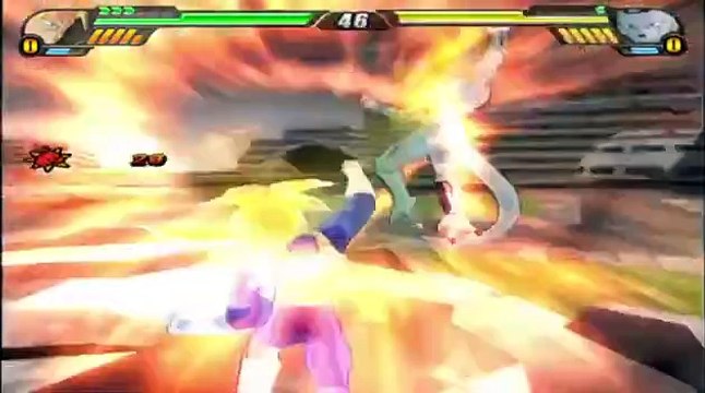 Dragon Ball Z Budokai Tenkaichi 3 - Freezer VS Trunks SS (Futuro) #dragonballgame RJ ANDA