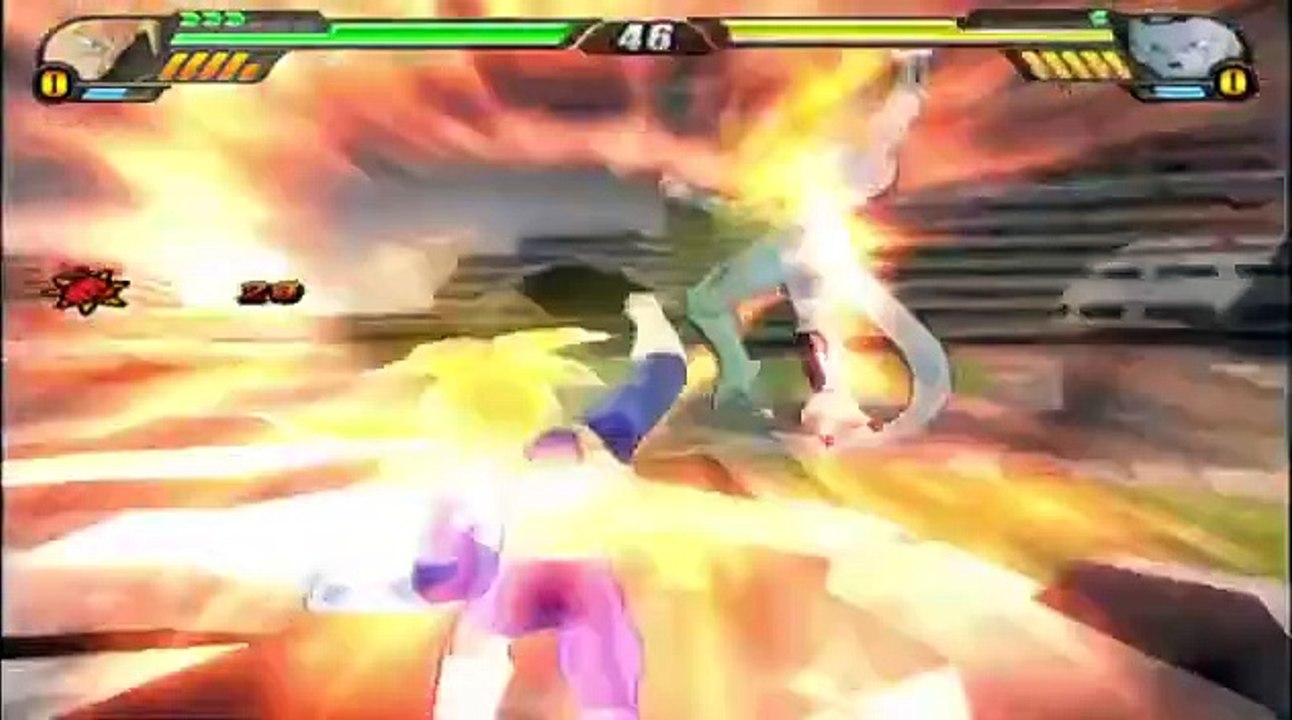 Dragon Ball Z Budokai Tenkaichi 3 - Freezer VS Trunks SS (Futuro) #dragonballgame RJ ANDA