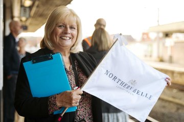 The Northern Belle Stops Briefly at Wolverhampton Railway Station
