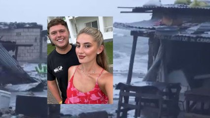 Hurricane in Jamaica: 'I proposed then the hurricane hit'