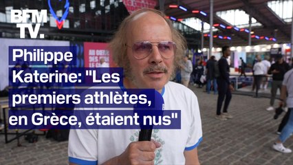 "Les premiers athlètes, en Grèce, étaient nus": Philippe Katerine explique l'hommage derrière sa performance à la cérémonie d'ouverture des JO de Paris 2024