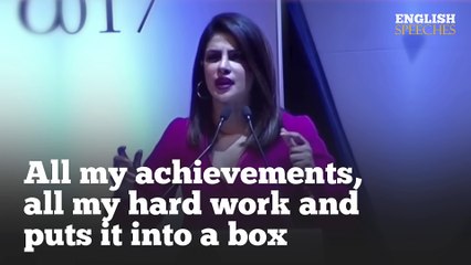 NGLISH SPEECH | PRIYANKA CHOPRA: Be Fearless (English Subtitles)