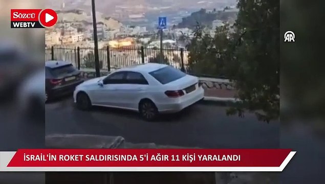 İsrail'in işgali altındaki Golan Tepeleri'ne yönelik roket saldırısında 5'i ağır 11 kişi yaralandı