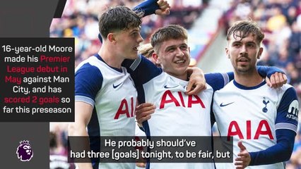 Postecoglou hails Mikey Moore display