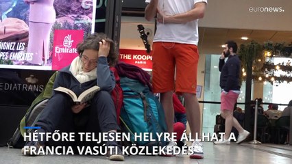 Vasárnap még lehetnek apróbb fennakadások a francia vonatközlekedésben