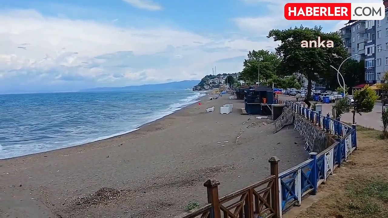 Akçakoca'da yağış nedeniyle sahiller boş kaldı