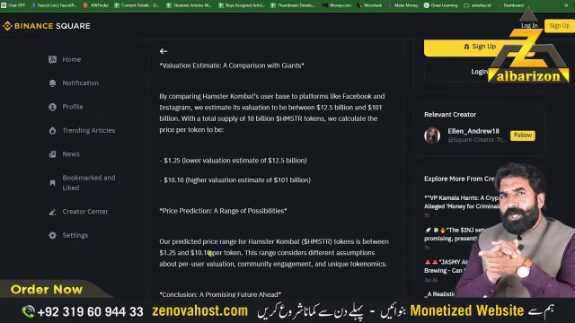 Hamster Kombat Airdrop Date - Hamster Kombat Listing Final Date - Hamster Withdrawal - Albarizon