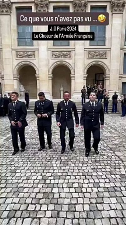 La garde républicaine a visiblement apprécié sa collaboration avec Aya Nakamura.