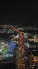 تحت إضاءات البروق وأصوات الرعد.. الأمطار تُبهج الأهالي والمصطافين بالطائف