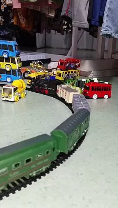 Kids train cartoon