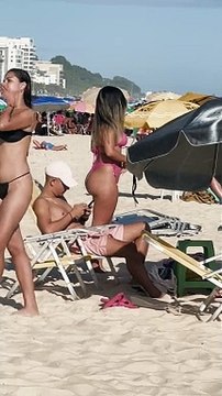 Chilling at Leblon beach Brazil❤❤