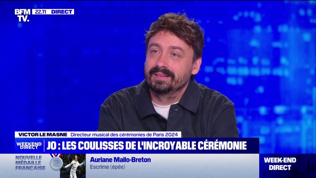 Céline Dion avait répété sur la tour Eiffel, la veille à 3h du matin : les confidences de Victor Le Masne, directeur musical des cérémonies des JO de Paris 2024