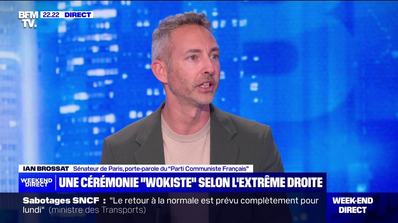 Cérémonie des JO de Paris 2024: Ian Brossat (PCF) salue un spectacle "qui a montré la France telle qu'elle est aujourd'hui, diverse, plurielle"