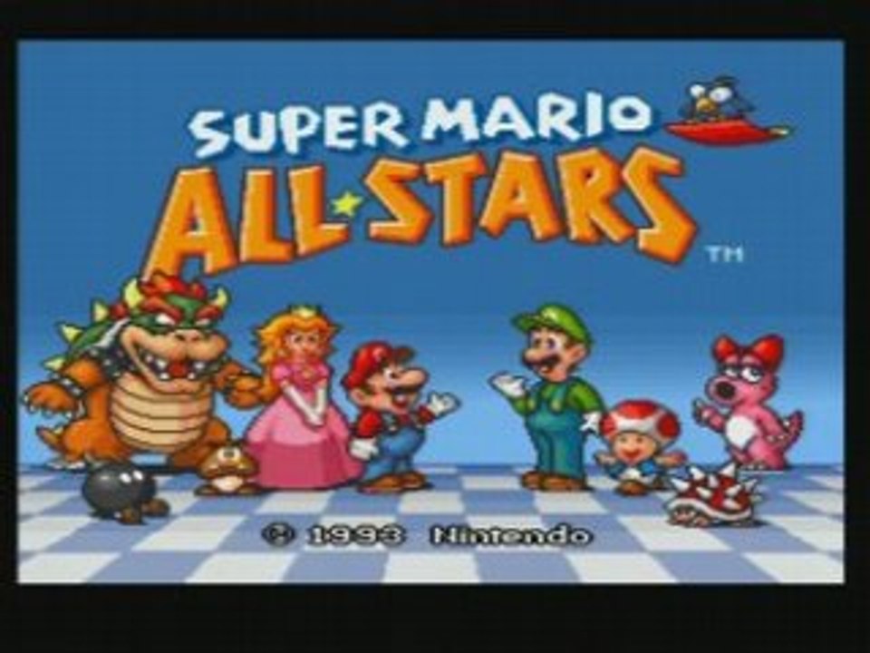 ingame SMAS :  Super Mario Bros