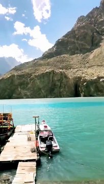 Attaabad lake. Hunza Gilgit Baltistan