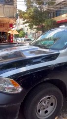 Esto generó movilización policiaca a un costado del Parque Rojo