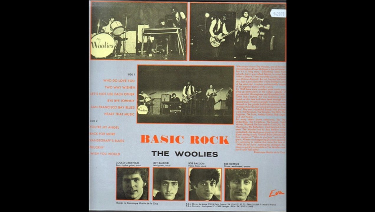 The Woolies – Basic Rock : Blues Rock, Garage Rock, Pop Rock 1970