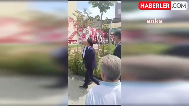 Milli Yol Partisi Kocaeli'de Sinan Ateş pankartı astı