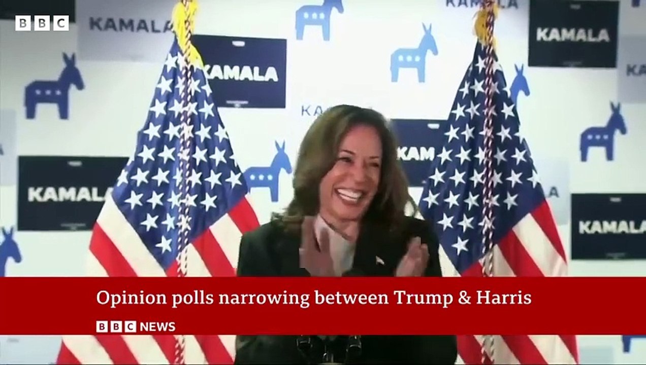 Kamala Harris closing gap on Donald Trump in US election race News